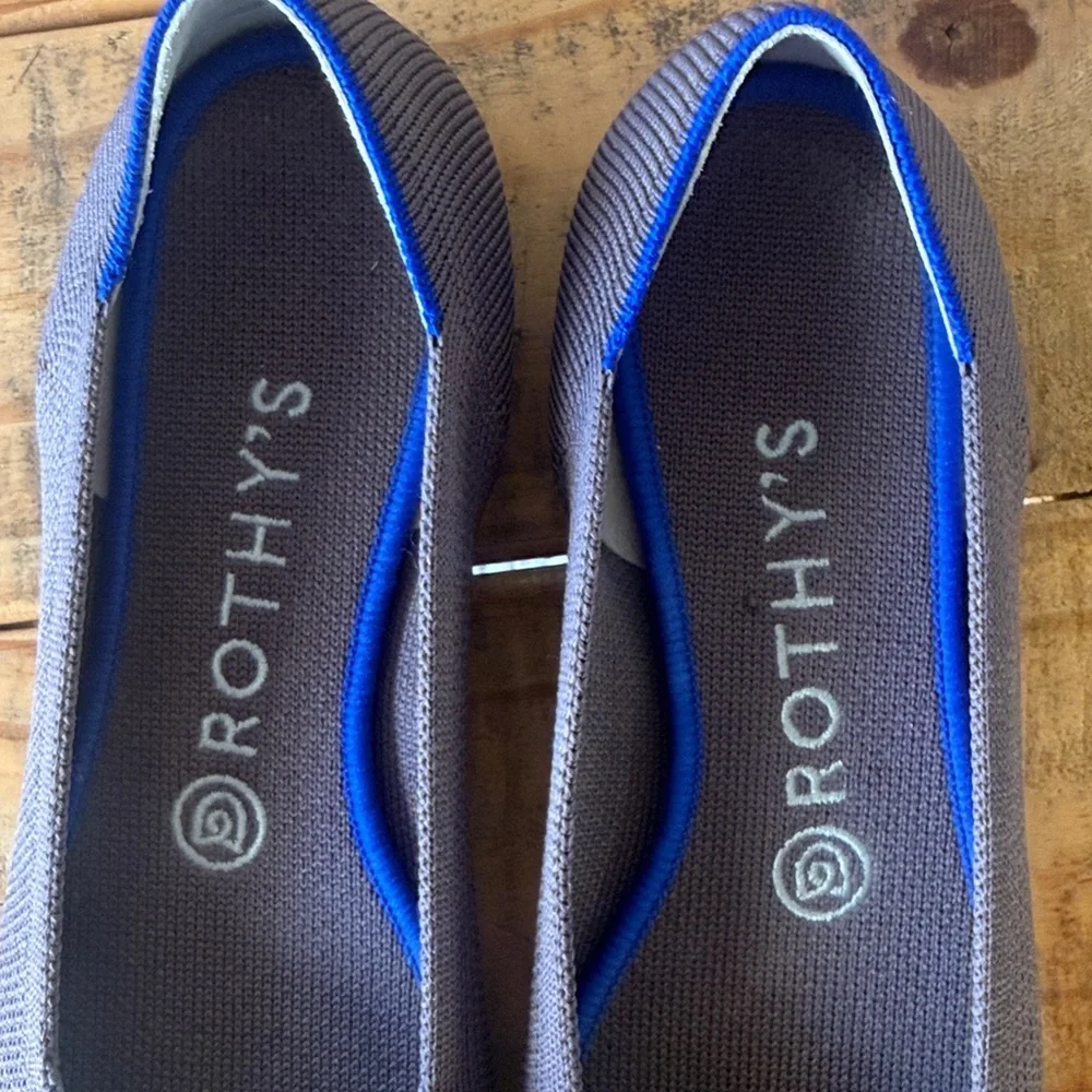 NWOT Rothys Mink Points Flats 8 - Picture 3 of 8